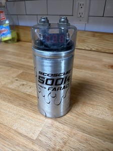 Scorch 500K Micro Farad Digital Power Capacitor 1600w