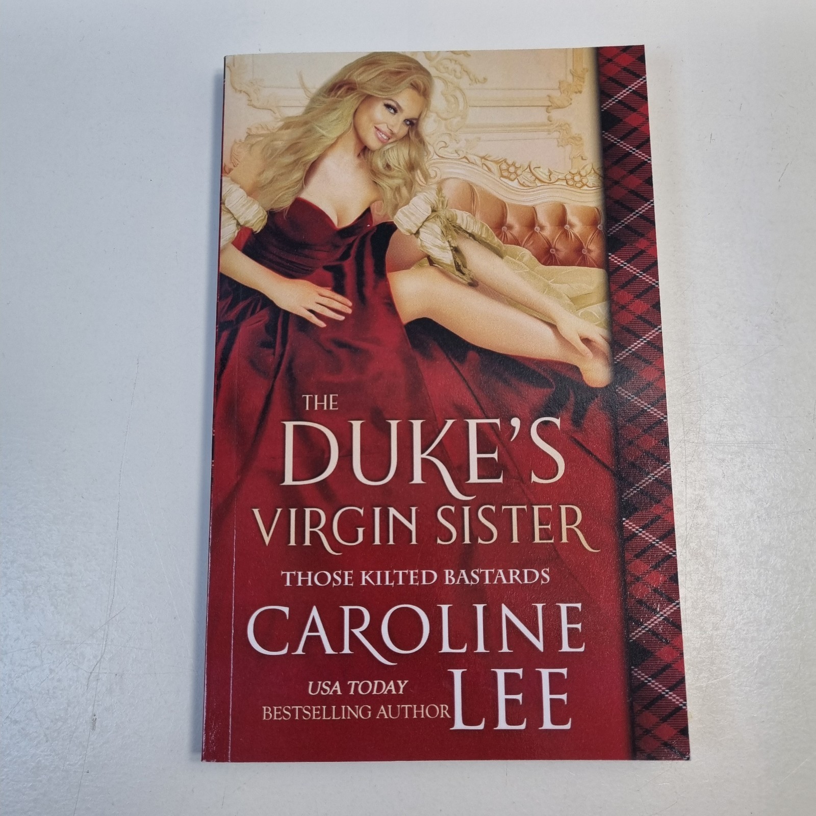 Caroline Lee The Duke's Virgin Sister SIGNED Paperback Historical Romance