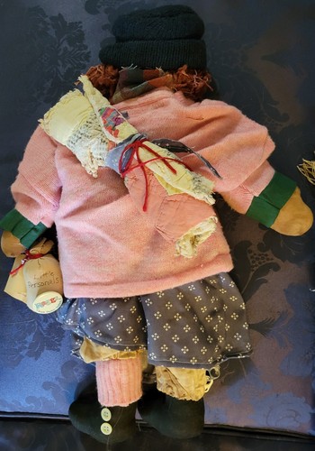 Carole Taylor Handarbeit Stoffpuppe "Bag Lady" Stoffpuppe - Bild 11 von 14