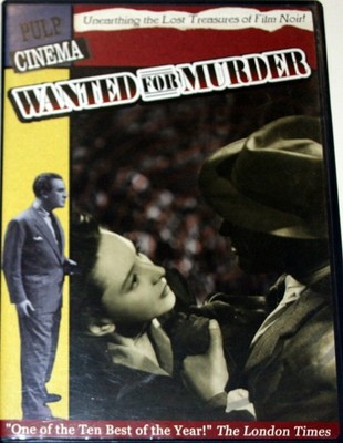 WANTED FOR MURDER DVD Pulp Cinema Film Noir Image Entertainment DVD 2002 NEU