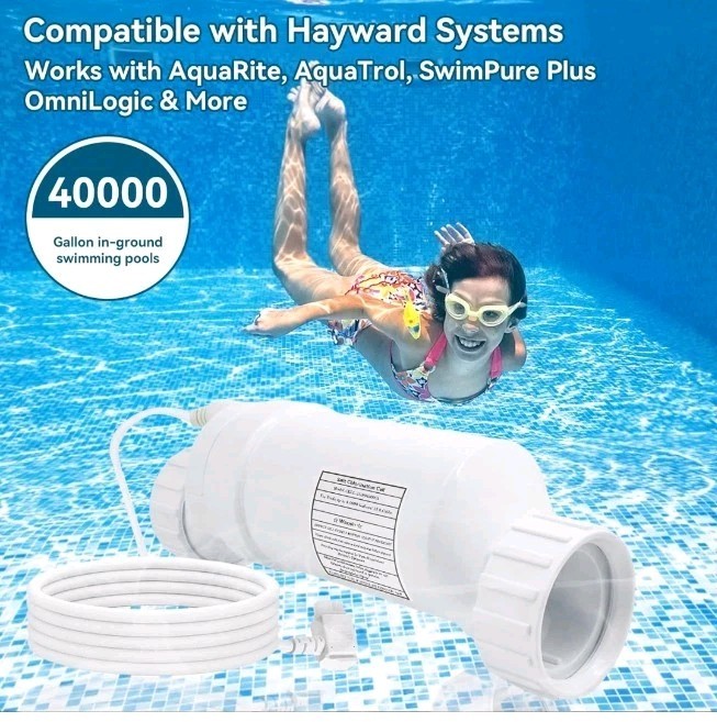 T-Cell-15 Salt Cell Replace for Hayward AquaRite AquaTrol Up to 40,000 Gallon
