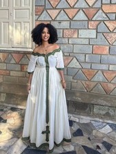 Traditional Ethiopian Habesha Libs Dress Women's Cultural Clothing