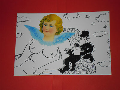 COLLECTIBLE POSTCARD -EX VOTE 3- BY:SERGIO STAINO- editions the old