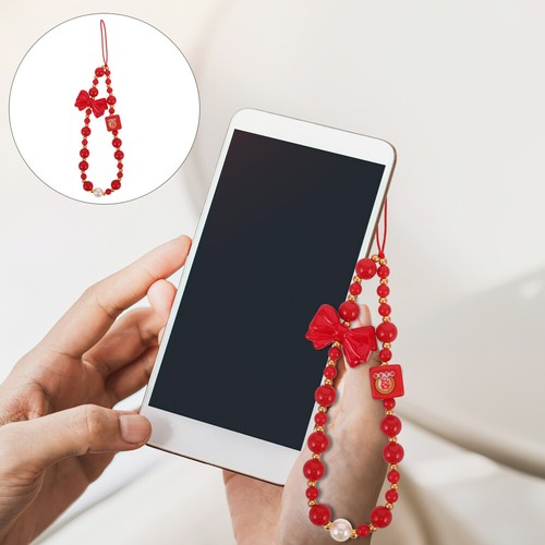 Handy Kette Handy-Armband-Anhänger Perlenbesetztes Telefonarmband - Zdjęcie 3 z 12