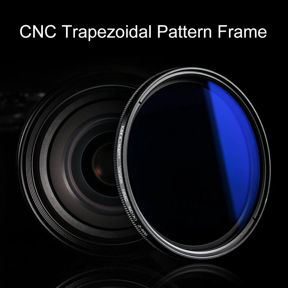 K&F Concept 37-82mm Variable ND Lens Filter ND2-400 (1-9 Stops) Neutral Density - Image 3 of 4