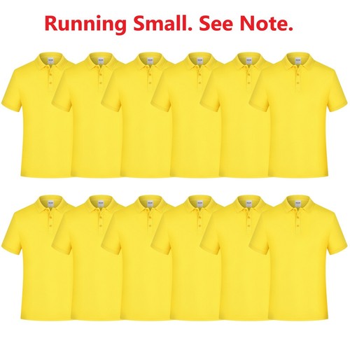 12Pack Mens Casual Soft Cotton Polo T Shirt Dri-Fit Short Sleeve for Sports Golf - Picture 54 of 88
