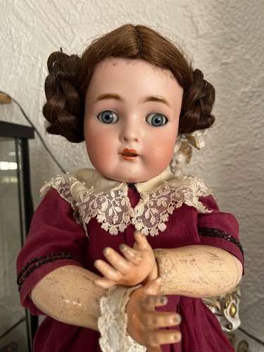 Schöne Antike Puppe von Kämmer & Reinhardt/Simon Halbig 56, gr. 56 cm - Bild 2 von 7