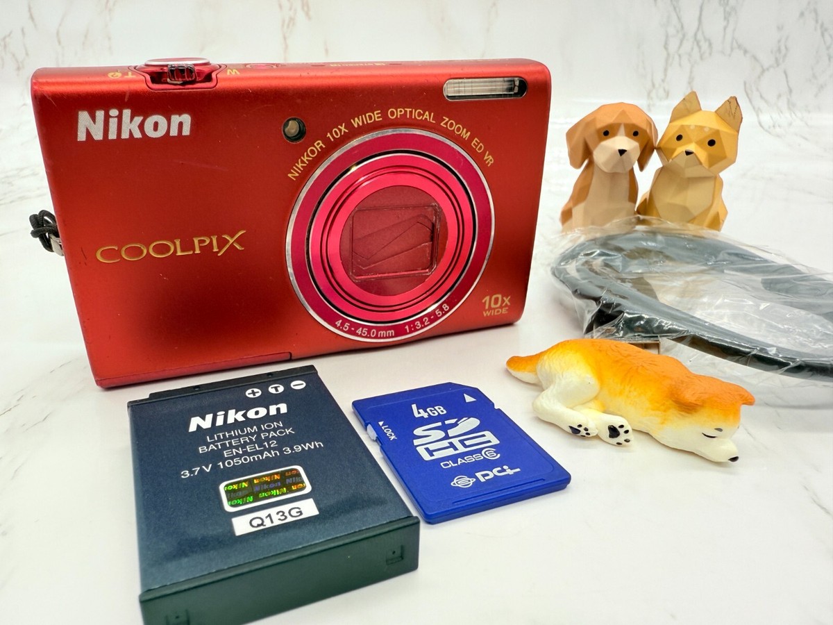 Nikon COOLPIX S6200 16.0MP Digital Camera - Red for sale Nikon COOLPIX S6200 16.0MP Digital Camera - Red for sale