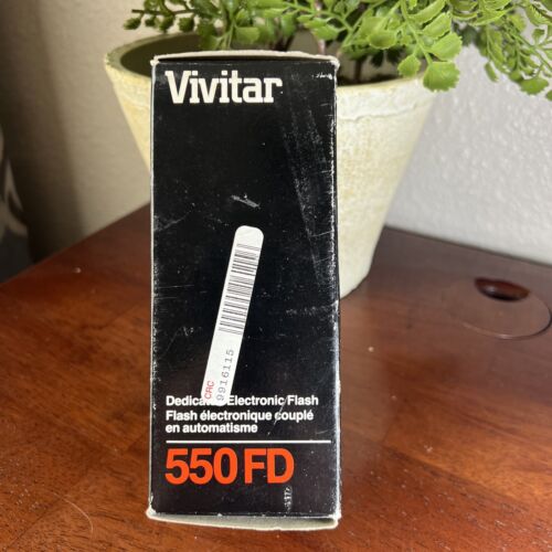 Vivitar Flash Adjustable Head 550FD M/P/O w/ Box Manuals Pentax Minolta Olympus - Picture 2 of 16