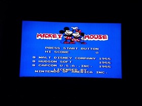 NES Mickey Mousecapade Nintendo Video Game Cartridge Tested Working
