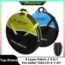 Bike Bag Bicycle Race Bike Transport Bag 3-layer Fabric Protection Tire Pack
