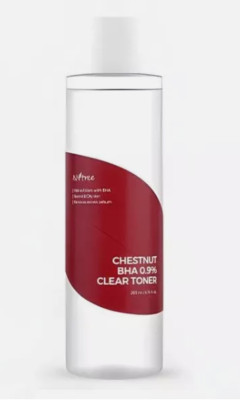 [ISNTREE] Chestnut BHA 0.9% Clear Toner - 200mL Korea Beauty