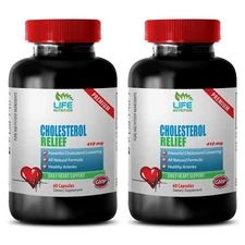 Healthy Blood Sugar Supplements - Cholesterol Complex 460mg - Garlic Tablets 2B