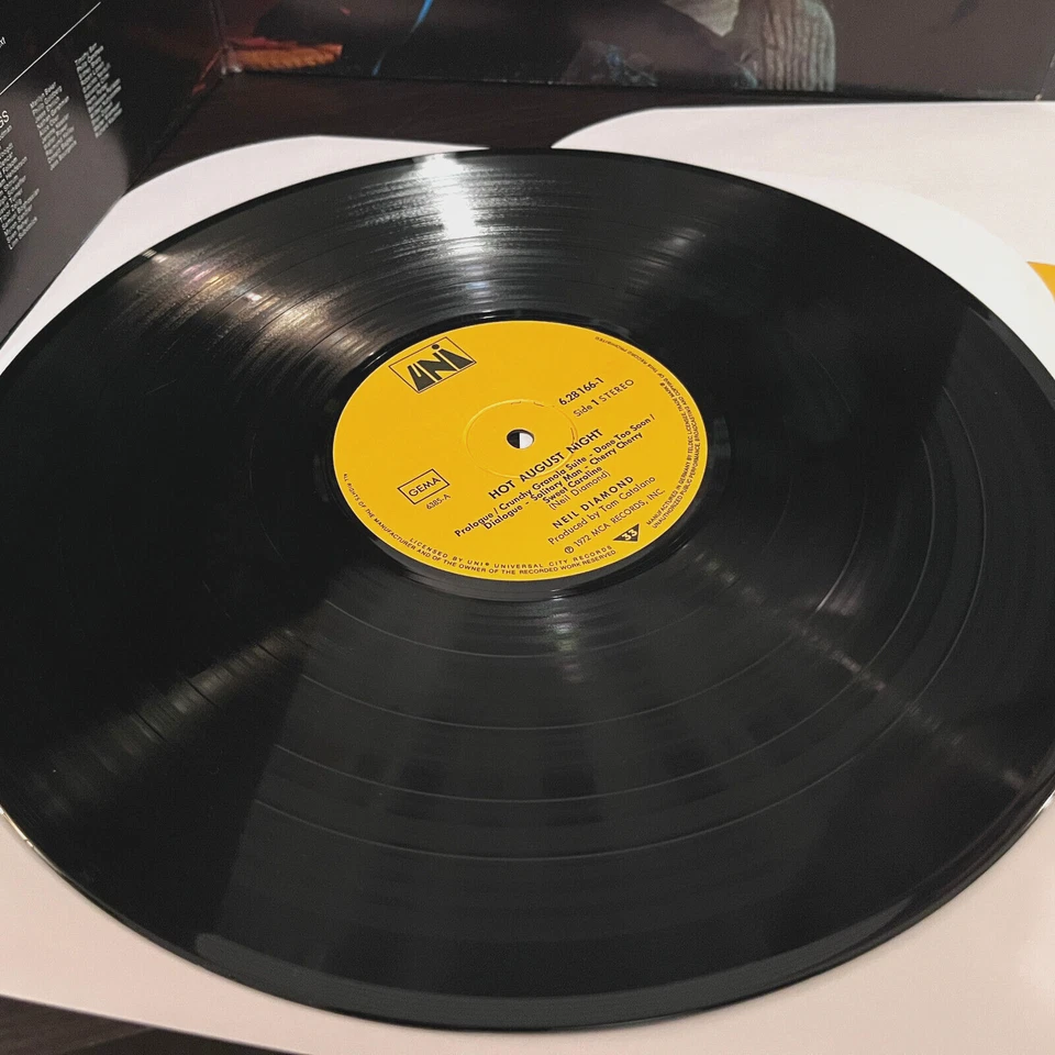 NEIL DIAMOND - Hot August Night (Germany Pressing) - 12" Vinyl Record 2xLP - VG - Imagem 4 de 4
