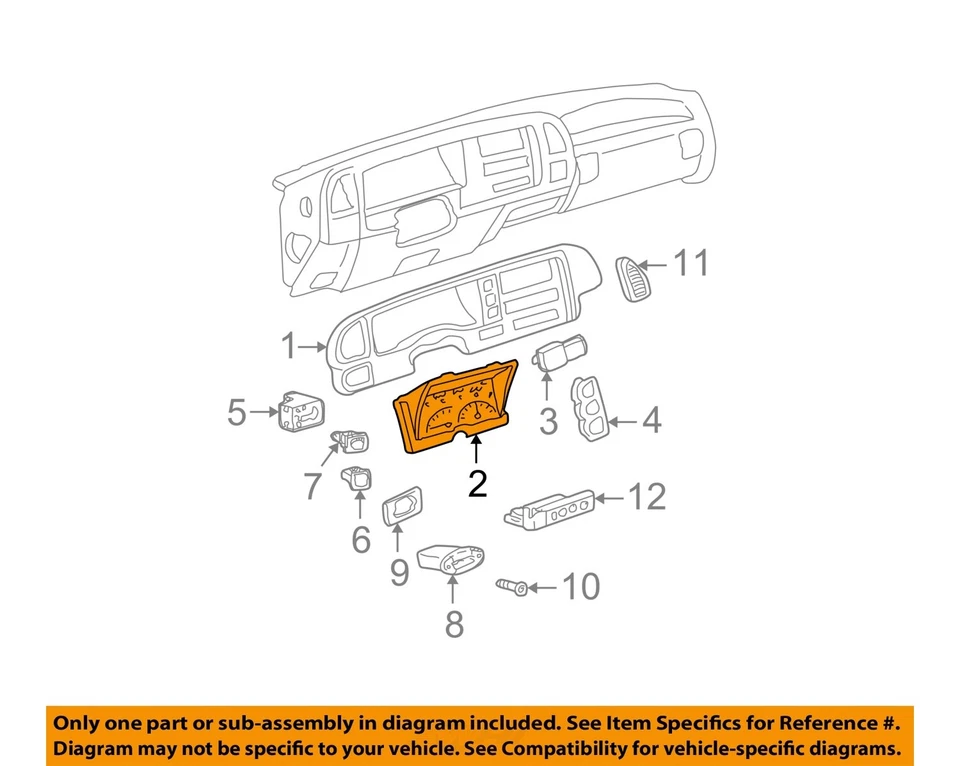 Medidor de velocímetro usado se adapta a: Chevrolet 1500 1995 camioneta gasolina MT 6 cilindros c Foto 2 de 4