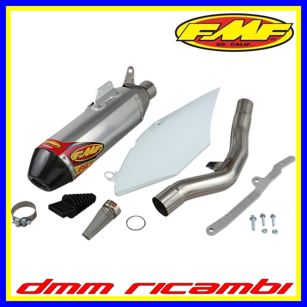 SCALVINI MARMITTA TERMINALE SCARICO TM EN 125/144 2015-2020 CARBON BLU - Foto 3