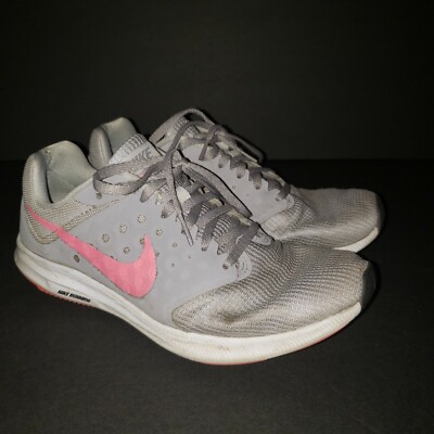 Size 8 Nike Downshifter 7 Vast Grey Sunset Pulse Womens 852466-015 