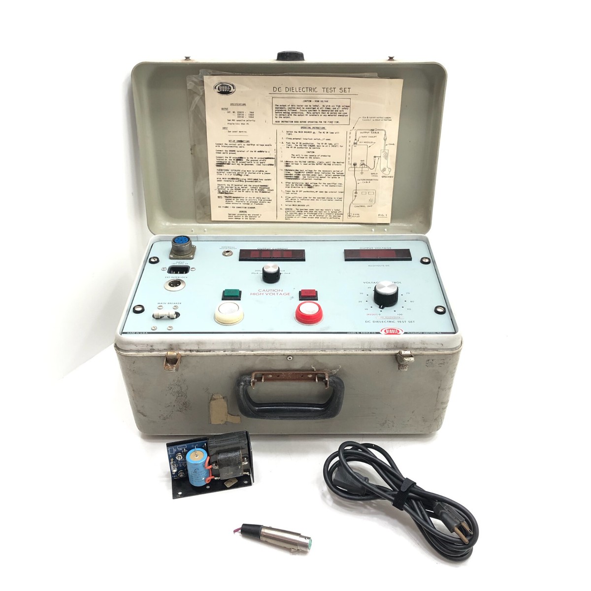 Biddle Megger 220070 70kV DC Dielectric Test Set for High Voltage