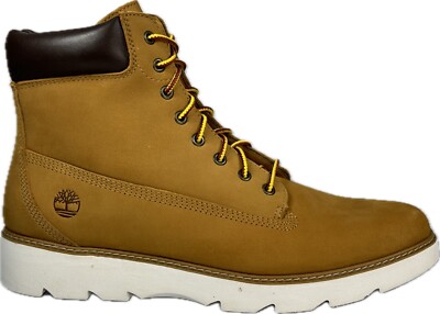 TIMBERLAND KEELEY FIELD WOMEN'S 6 '' WHEAT NUBUCK LIGHTWEIGHT BOOTS SZ9.5, A26JB