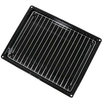 Grillpfanne für AEG BAUMATIC ZANUSSI Auffangschale Backbraten 355 x 280 mm Einsatz