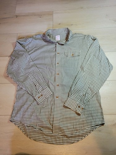 Brooks Brothers 346 original polo Dress Shirt check Long Sleeve Mens Size LARGE - Picture 3 of 9