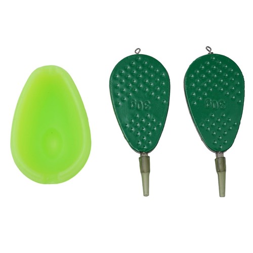 Alimentatore Metodo In Linea Con Stampo 2+1Set Per Pesca Carpa Attrezzo Piatto In Linea - Foto 33 di 81