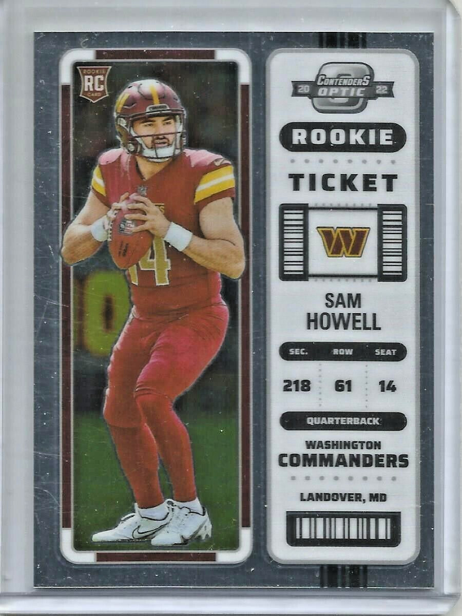 Sam Howell 2022 Panini Contenders Optic Rookie (#90)