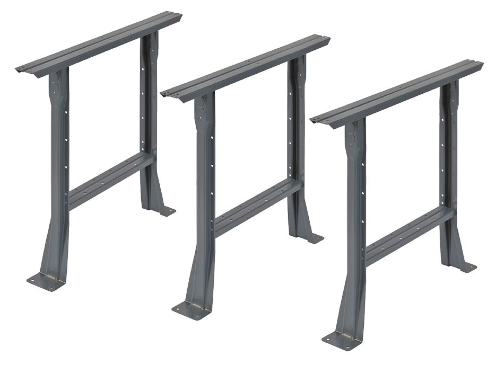 Edsal 3 Pack Flared Steel Workbench Legs 30 D X 32 1 2 H 20gz76 For Sale Online Ebay