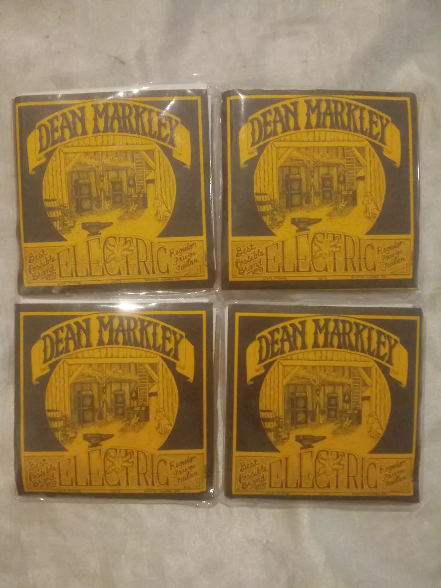 RARE DEAN MARKLEY ELECTRIC GUITAR STRINGS REGULAR GAUGE REPRO 1973