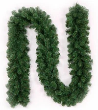 Perfect Holiday 9ft x 10in Colorado Pine Artificial Christmas Garland - Green