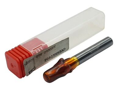 Posithread TMRX 08 076 28BSPT Solid Carbide Thread Mill CNC BSPT 28 TPI GS16