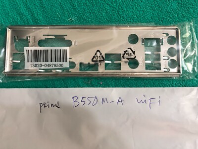 ASUS PRIME B550M-A WIFI II CSM  IO SHIELD BACK PLATE ( METAL ) , ORIGINAL