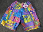 Vintage Original Carribean Summer Classic Bermuda Shorts Teens/Adults Unisex
