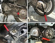 ATTREZZO MOTO CHIAVE BLOCCA VOLANO VARIATORE VENTOLA PULEGGIA CAMPANA UNIVERSALE