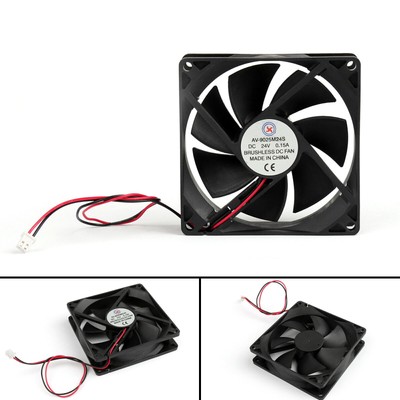 DC Brushless Cooler Ventilator Gehäuselüfter 24V 9025s 90x90x25mm 0.15A 2 Pin C