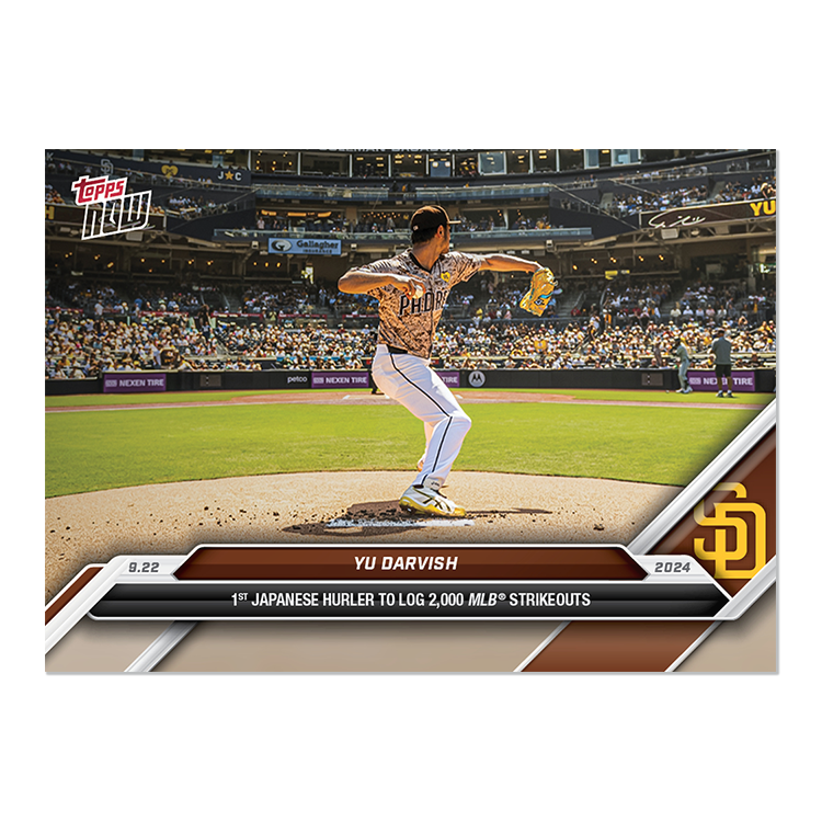 topps JAPAN EDITION ダルビッシュ　5シリ　1/5 Yu Darvish 1st Japanese 2,000 Strikeouts 2024 MLB TOPPS NOW