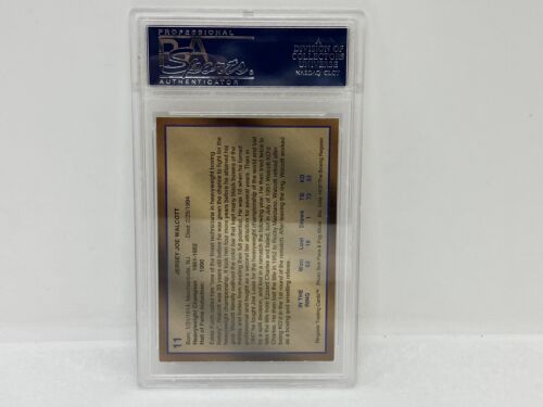 Maglia boxe 1996 Ringside HOF Joe Walcott #11 PSA 9 - Foto 2 di 3