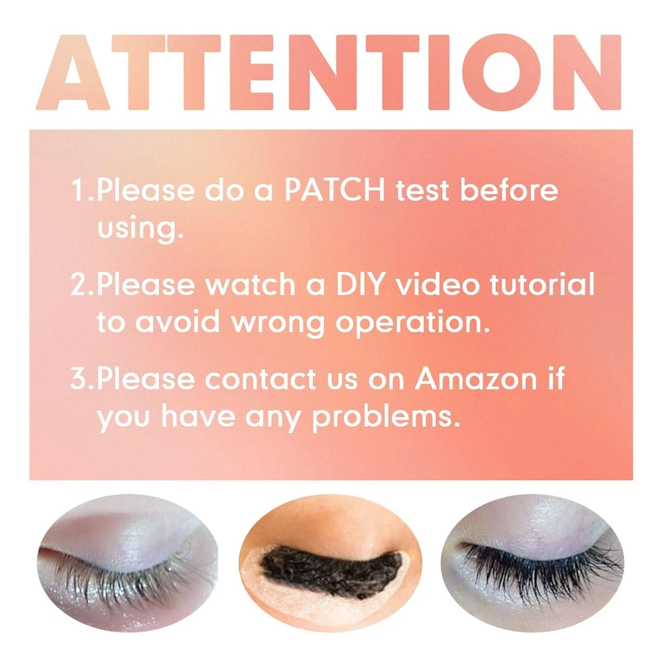 Lomansa DIY Tint Dye Kit Eyelash Brow Hair Brown Coloring Kit for Salon Home Use - Image 4 of 4