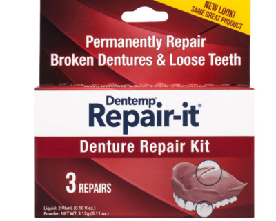 Dentemp Repair-it Notfall Zahnreparatursatz kaputte lose Prothesen - 3 Reparaturen