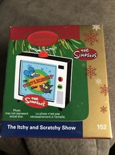 New Carlton Cards The Itchy and Scratchy Show Simpsons Ornament 2005