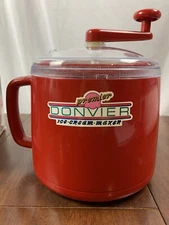 Donvier Premier Ice Cream Maker (Red) 1 Qrt: No Ice, Salt, or Electricity Needed