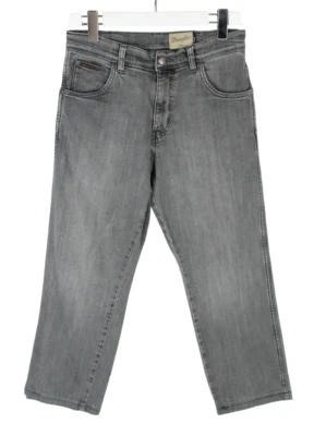 Wrangler Texas Herrenjeans W30 L25 Grau Verblichen Gerades Stretch - Bild 1 von 4