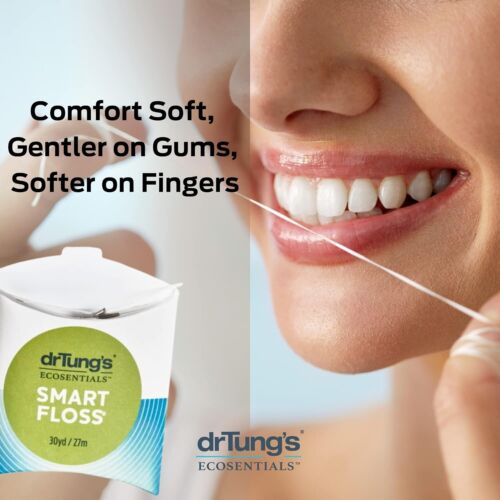 Smart Floss - Gusto delicato di cardamomo, si espande per pulire tutti gli spazi dentali, confezione da 3 - Foto 5 di 9