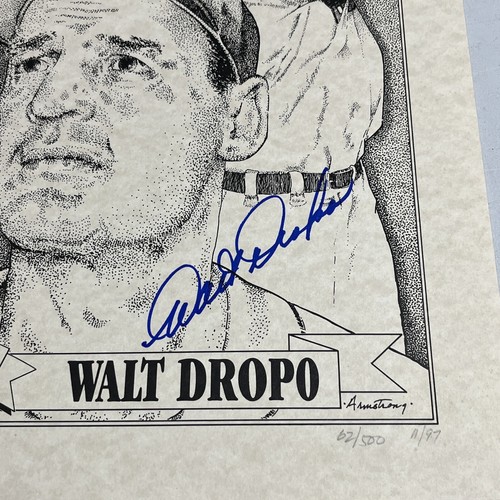 Boston Legends Walt Dropo & Sam Jethroe Signed 16x20 Litho w/COA - Picture 3 of 4