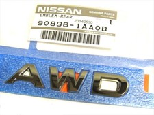 2010-2012 Nissan Murano Rogue Lift Gate Awd Chrome Emblem Badge Nameplate Oem 2010-2012 Nissan Murano Rogue Lift Gate Awd Chrome Emblem Badge Nameplate Oem