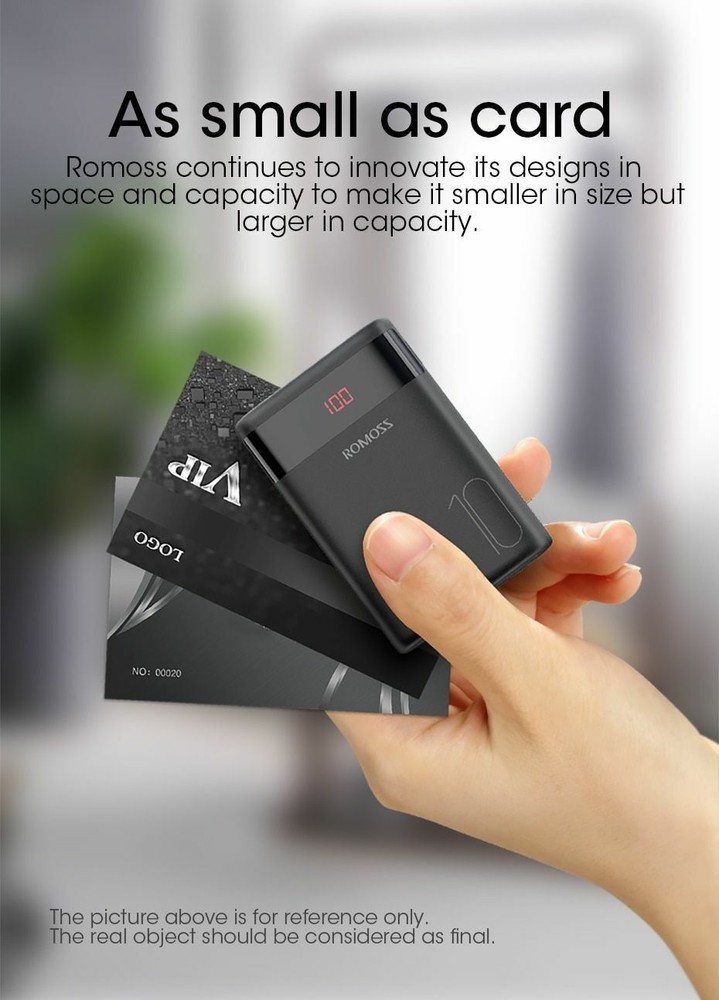 10,000mAh Portable Power Bank - Travel Charger Gift for Holidays