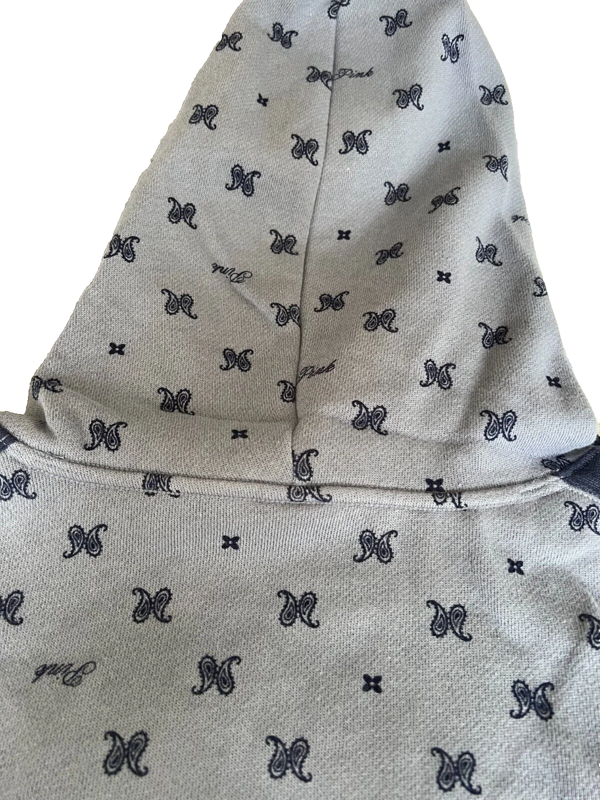 UNDERCOVER Felpa con cappuccio ROSA Victoria's Secret Ivy Fleece Cropped colore Dusty Iris Bandana L