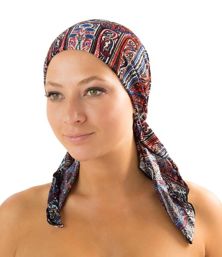 Ashford & Brooks Pre Tied Bandana Sleep Turban Tichel Chemo Head Scarf Headwear - Picture 63 of 124