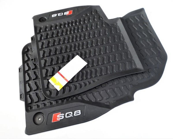 Original Audi SQ8 4M Gummimatten GummifußMatten Vorn Schwarz 4M8061221A 041-image