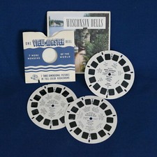 Vintage 1962 View-Master 3 reel Set WISCONSIN DELLS A 5261-3 Sawyers